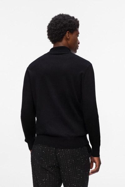 GARBÓ KARL LAGERFELD KAMEO LOGO TURTLENECK - Kép 3