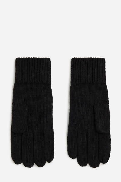 KESZTYŰ KARL LAGERFELD K/ESSENTIAL LOGO KNIT GLOVES - Kép 2
