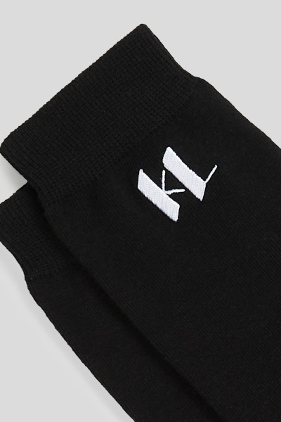 ZOKNI KARL LAGERFELD K/MONOGRAM LOGO SOCK 3P - Kép 4