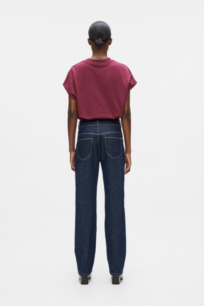 FARMER KARL LAGERFELD RETRO STRAIGHT DENIM PANTS - Kép 2