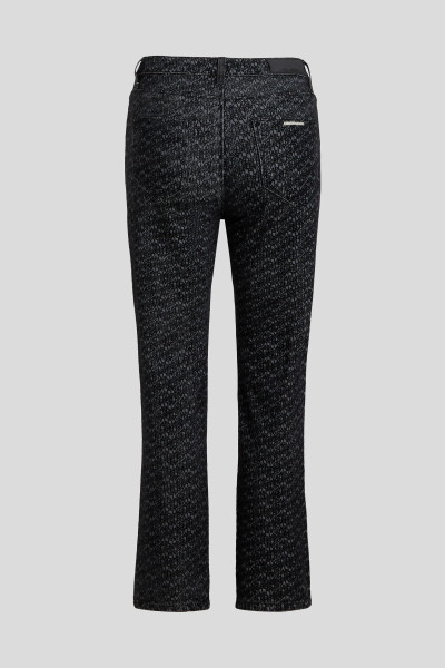 FARMER KARL LAGERFELD LOGO STRAIGHT DENIM PANTS - Kép 6