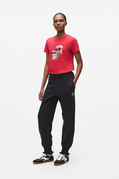 TRÉNINGNADRÁG KARL LAGERFELD IKON PATCH CINCHED SWEATPANTS - Kép 1