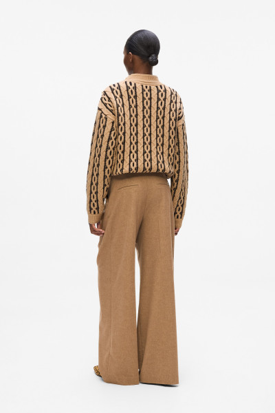 KALHOTY KARL LAGERFELD FLANNEL EVERYDAY PANTS - Fotografie č. 2