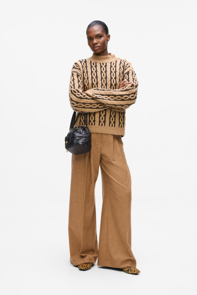 KALHOTY KARL LAGERFELD FLANNEL EVERYDAY PANTS - Fotografie č. 3