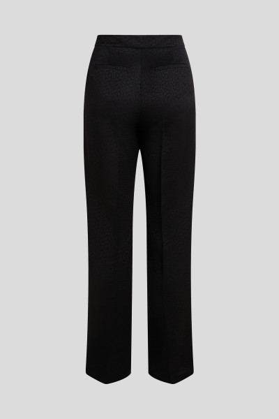 NADRÁG KARL LAGERFELD LOGO JACQUARD CIGARETTE PANTS - Kép 6