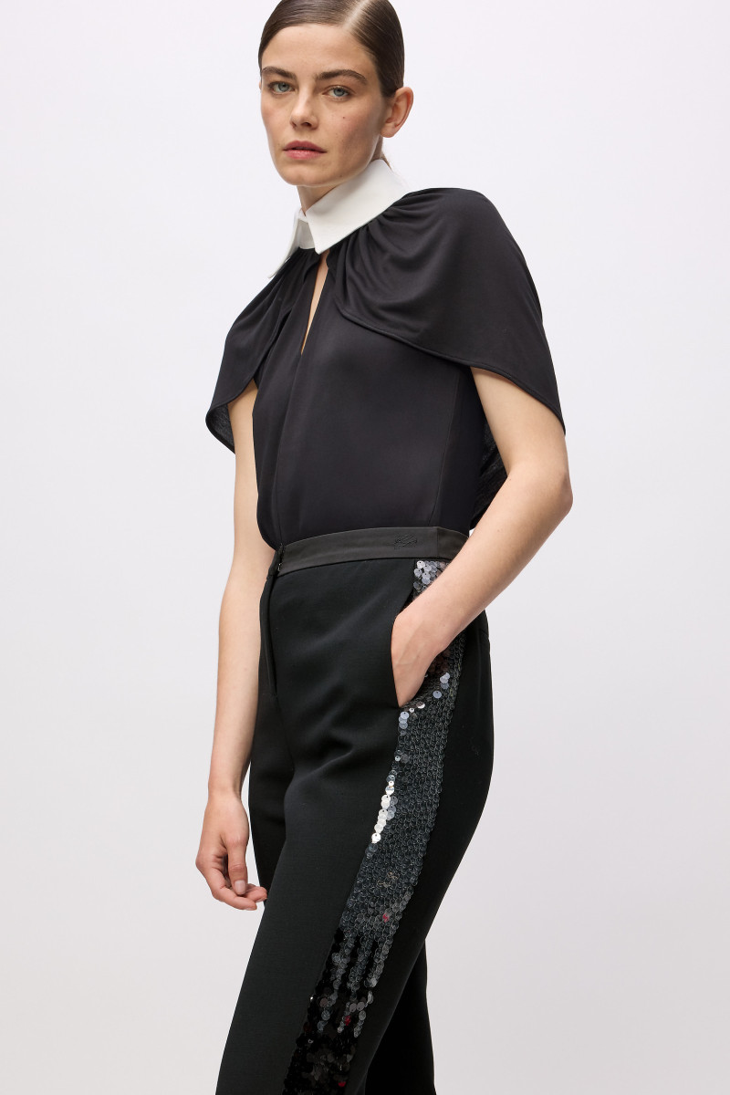 Nohavice Karl Lagerfeld Karl Studio Degrade Pants Black