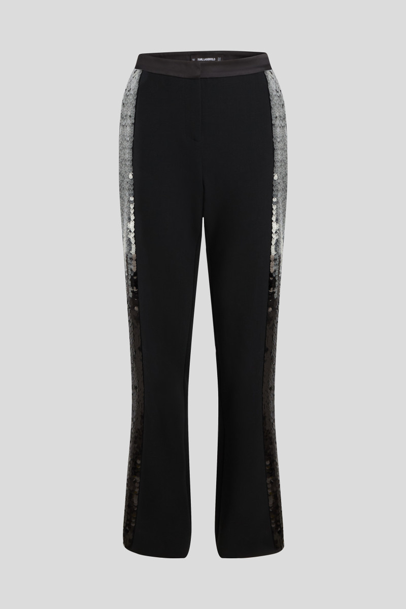 Nohavice Karl Lagerfeld Karl Studio Degrade Pants Black
