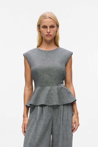 TOP KARL LAGERFELD FLANNEL TOP - Fotografia č. 1