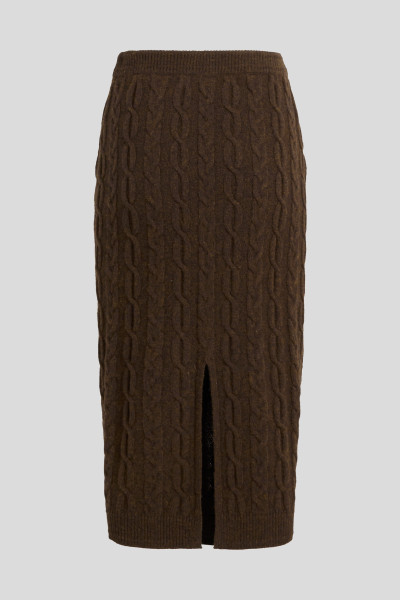 SZOKNYA KARL LAGERFELD CABLE KNIT SKIRT - Kép 6