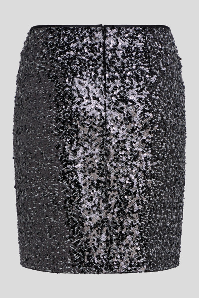 SZOKNYA KARL LAGERFELD EMBELLISHED TWEED SKIRT - Kép 6