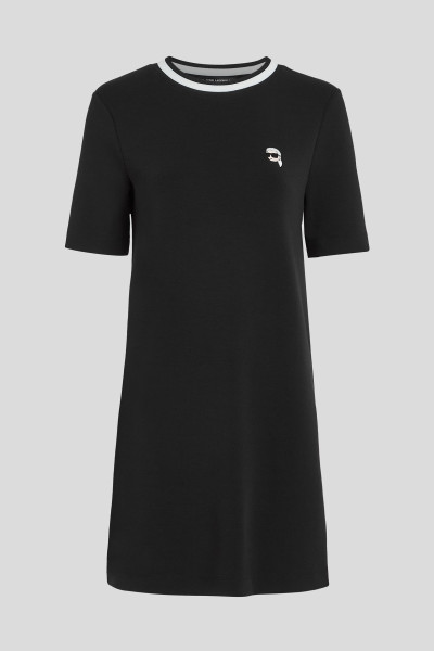 ŠATY KARL LAGERFELD IKON PATCH TSHIRT DRESS - Fotografia č. 5