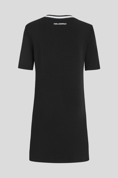 ŠATY KARL LAGERFELD IKON PATCH TSHIRT DRESS - Fotografia č. 6