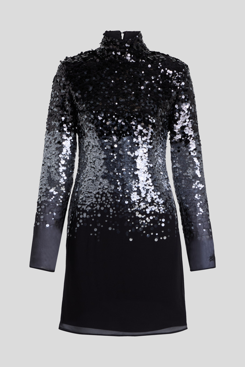 Šaty Karl Lagerfeld Karl Studio Degrade Dress Black