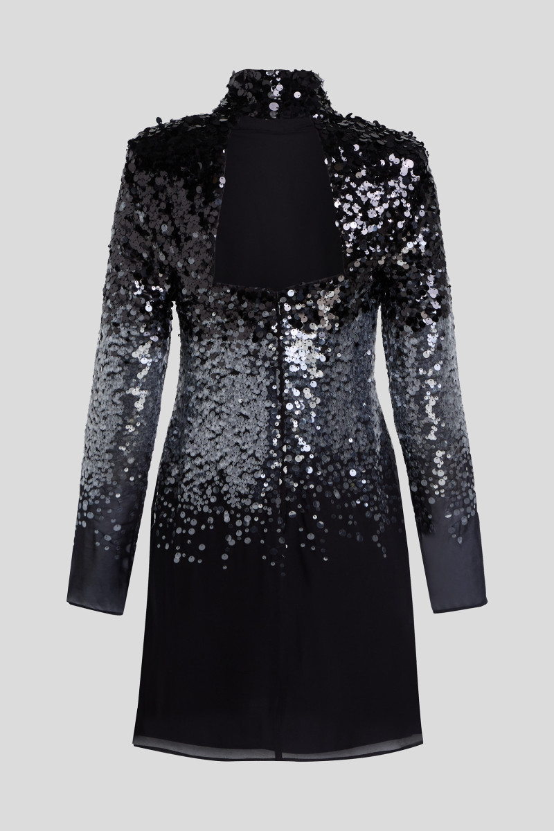 Šaty Karl Lagerfeld Karl Studio Degrade Dress Black