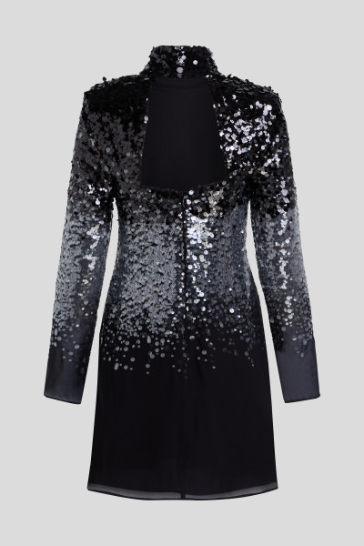 ŠATY KARL LAGERFELD KARL STUDIO DEGRADE DRESS - Fotografie č. 6