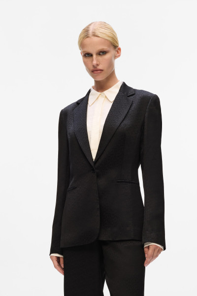 SAKO KARL LAGERFELD LOGO JACQUARD BLAZER - Fotografie č. 1