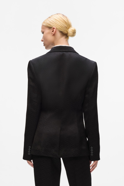 SAKO KARL LAGERFELD LOGO JACQUARD BLAZER - Fotografie č. 3
