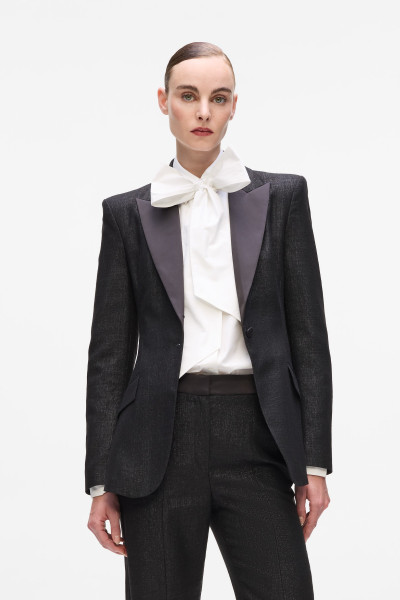 SAKO KARL LAGERFELD METALLIC BLAZER - Fotografie č. 2