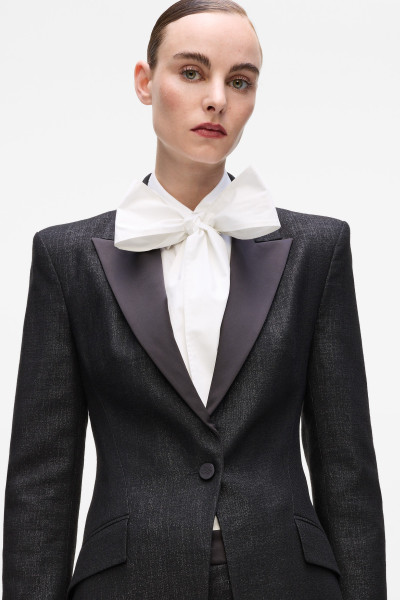 SAKO KARL LAGERFELD METALLIC BLAZER - Fotografie č. 5