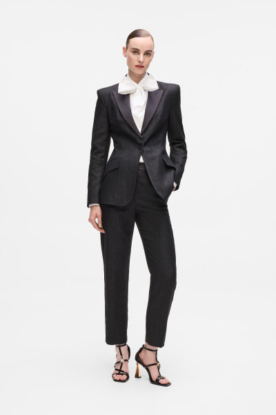 SAKO KARL LAGERFELD METALLIC BLAZER - Fotografie č. 3