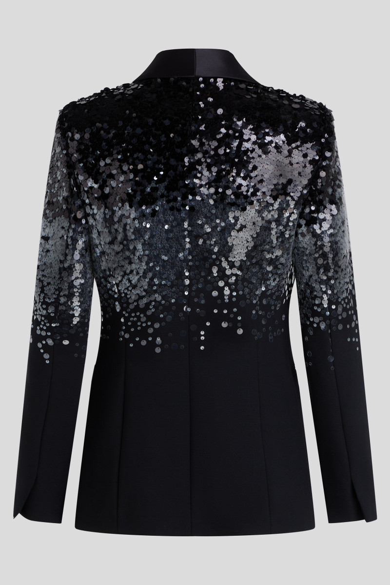 Sako Karl Lagerfeld Karl Studio Degrade Blazer Black