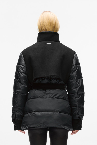 DZSEKI KARL LAGERFELD MIX MEDIA SHORT PADDED COAT - Kép 3