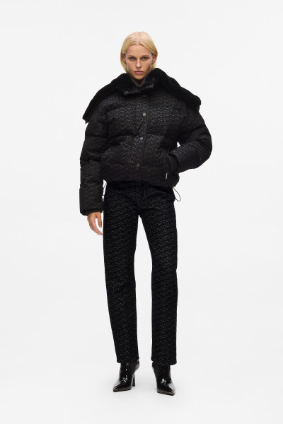 DZSEKI KARL LAGERFELD FLOCK LOGO PUFFER JACKET - Kép 2