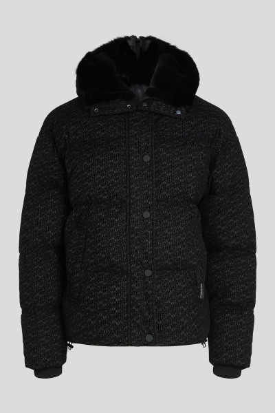 DZSEKI KARL LAGERFELD FLOCK LOGO PUFFER JACKET - Kép 6