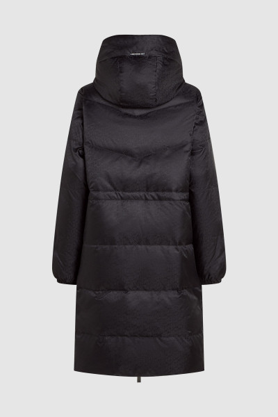 KABÁT KARL LAGERFELD REVERSIBLE LONG LOGO DOWN COAT - Fotografie č. 3