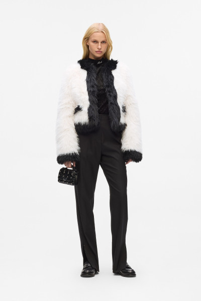 KABÁT KARL LAGERFELD FAUX FUR JACKET - Fotografie č. 2