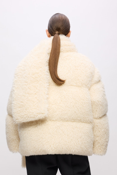KABÁT KARL LAGERFELD KARL STUDIO FAUX FUR COAT - Fotografia č. 4