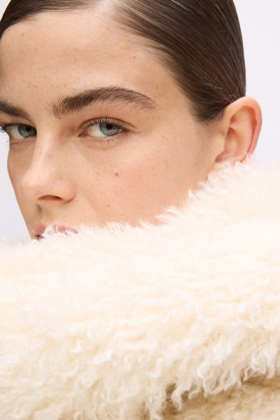 KABÁT KARL LAGERFELD KARL STUDIO FAUX FUR COAT - Fotografia č. 5