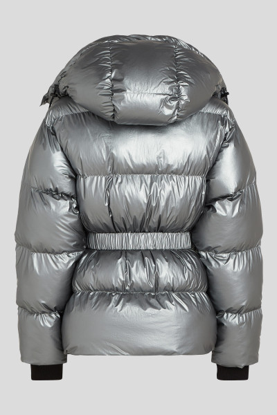 BUNDA KARL LAGERFELD METALLIC PUFFER JACKET - Fotografie č. 6