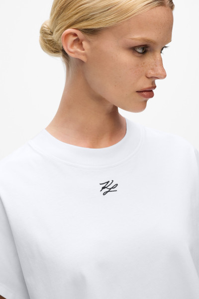 PÓLÓ KARL LAGERFELD AUTOGRAPH RELAXED T-SHIRT - Kép 4