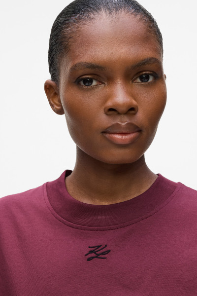 PÓLÓ KARL LAGERFELD AUTOGRAPH RELAXED T-SHIRT - Kép 4