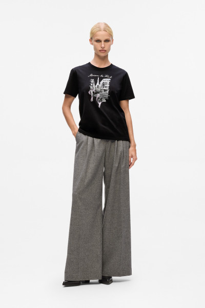 PÓLÓ KARL LAGERFELD PARIS SKETCH STREET T-SHIRT - Kép 2
