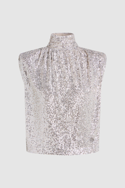 TOP KARL LAGERFELD SEQUINS PARTY TOP - Fotografia č. 1