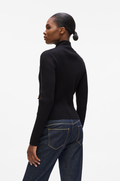 KARDIGÁN KARL LAGERFELD KNIT CARDIGAN - Kép 3