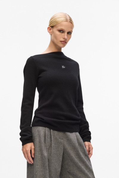 PULÓVER KARL LAGERFELD ELEGANT CASHMERE SWEATER - Kép 1