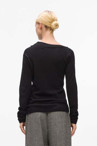 PULÓVER KARL LAGERFELD ELEGANT CASHMERE SWEATER - Kép 3