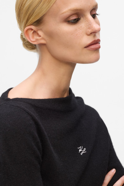 PULÓVER KARL LAGERFELD ELEGANT CASHMERE SWEATER - Kép 4