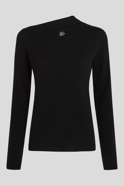 PULÓVER KARL LAGERFELD ELEGANT CASHMERE SWEATER - Kép 5