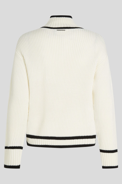 SVETR KARL LAGERFELD SOUTACHE AUTOGRAPH KNIT - Fotografie č. 6