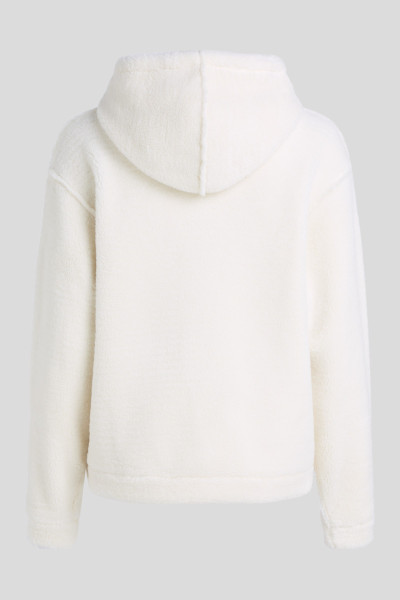 MELEGÍTŐ FELSŐ KARL LAGERFELD IKON PATCH TEDDY HOODIE - Kép 6