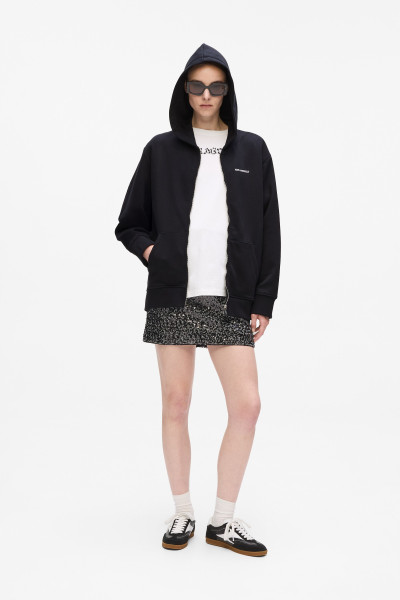 MELEGÍTŐ FELSŐ KARL LAGERFELD SNOW LEO LOGO ZIP HOODIE - Kép 2