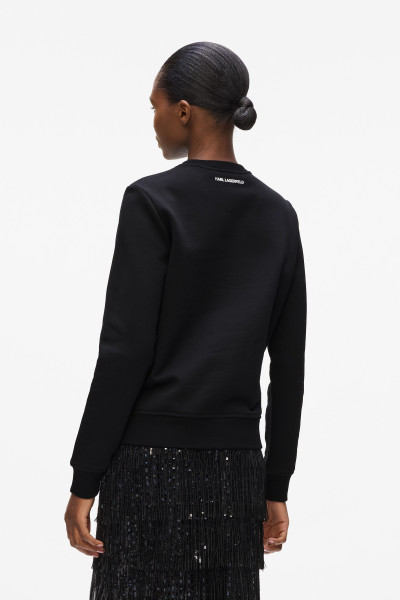 MELEGÍTŐ FELSŐ KARL LAGERFELD IKON SEASONAL RS SWEATSHIRT - Kép 3