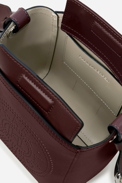 KABELKA KARL LAGERFELD K/CIRCLE SM BUCKET PERFORATED - Fotografie č. 4