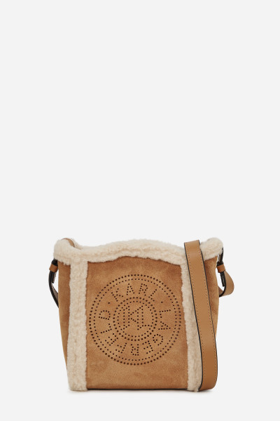 KABELKA KARL LAGERFELD K/CIRCLE SM BUCKET SHEARLING - Fotografie č. 1