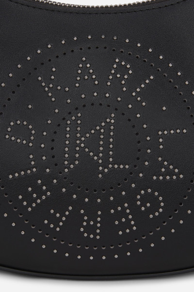 RETIKÜL KARL LAGERFELD K/CIRCLE MOONBAG STUDS - Kép 5