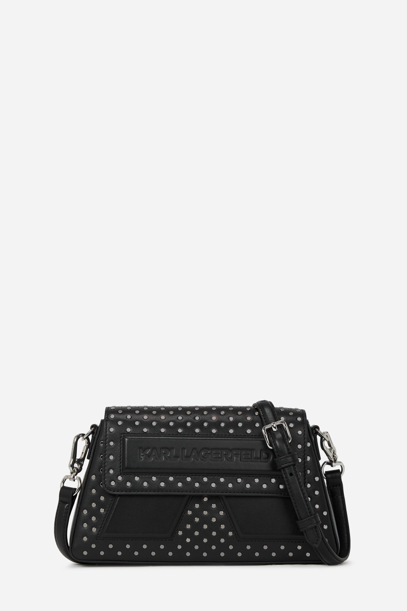 Levně Crossbody karl lagerfeld ikon/k soft crossbody studs black embellishment